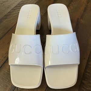 Gucci Women’s Rubber Slide Sandal